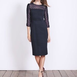 Boden navy blue cocktail dress